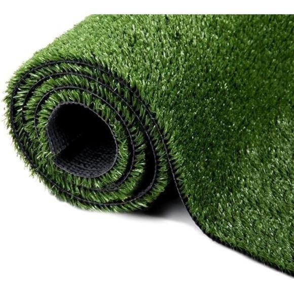 Synthetic Artificial Grass Turf 0.4" Drainage Holes Astroturf Rug 3FTX10FT - Picture 7 of 7